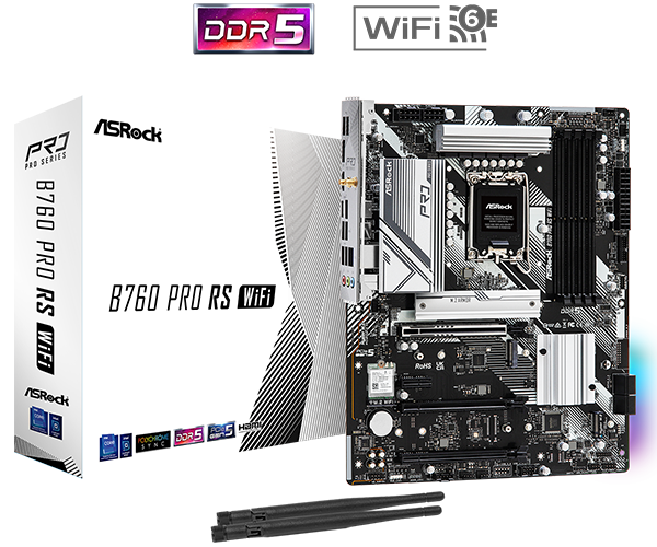 Placa Madre B760 PRO ASRock DS Wi-Fi